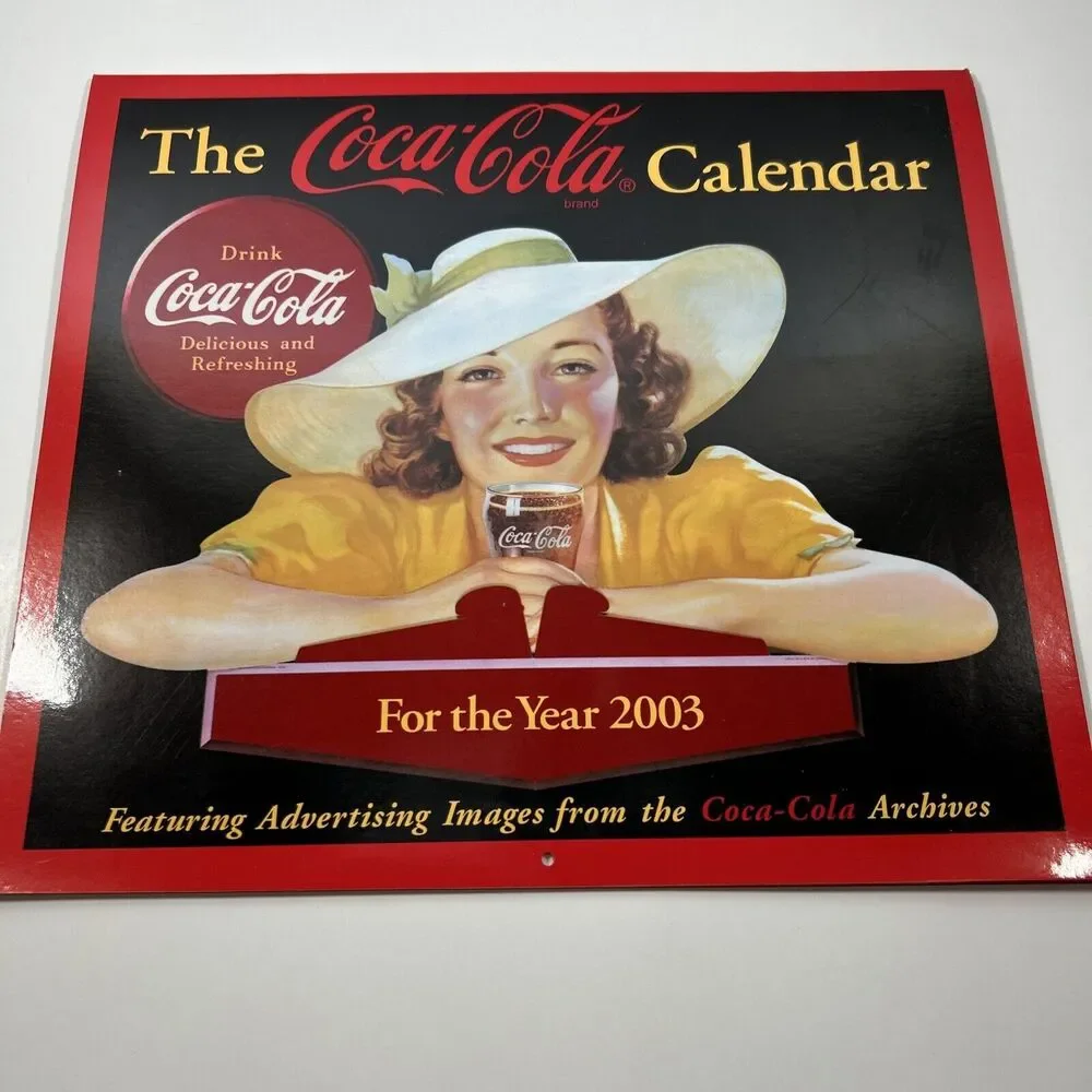 2003 Coca-Cola‎ Calendar Advertising Images From The Archives Collectible